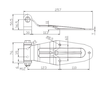 Rear Door Hinge